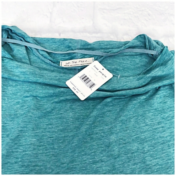 FREE PEOPLE Astrid Burn Out Convertible Palm Tee - Picture 3 of 6